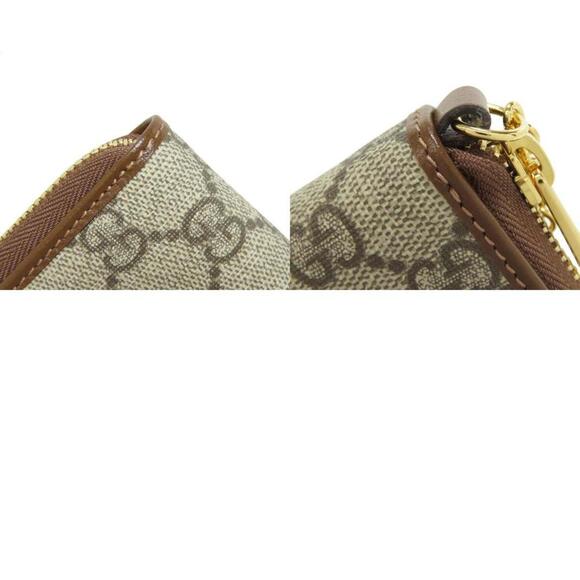 GUCCI Brown Leather Card Holder - Picture 10 of 11